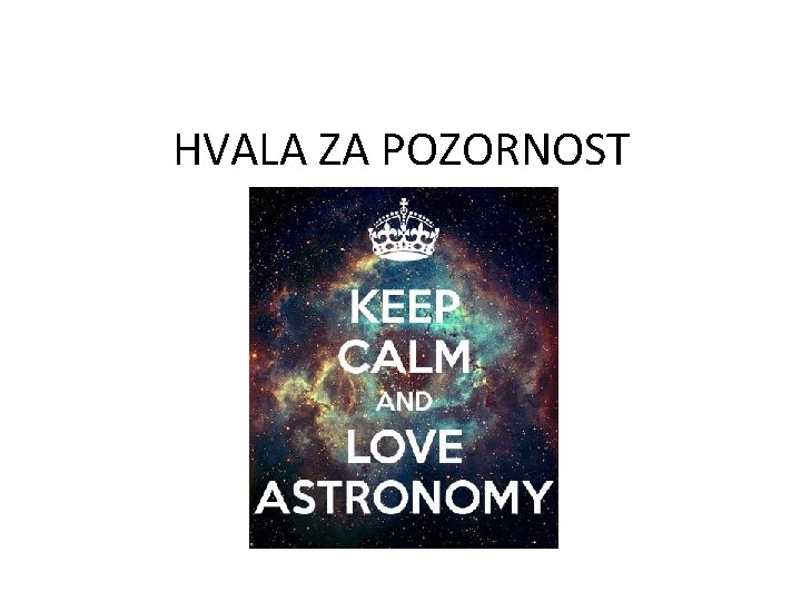 HVALA ZA POZORNOST 