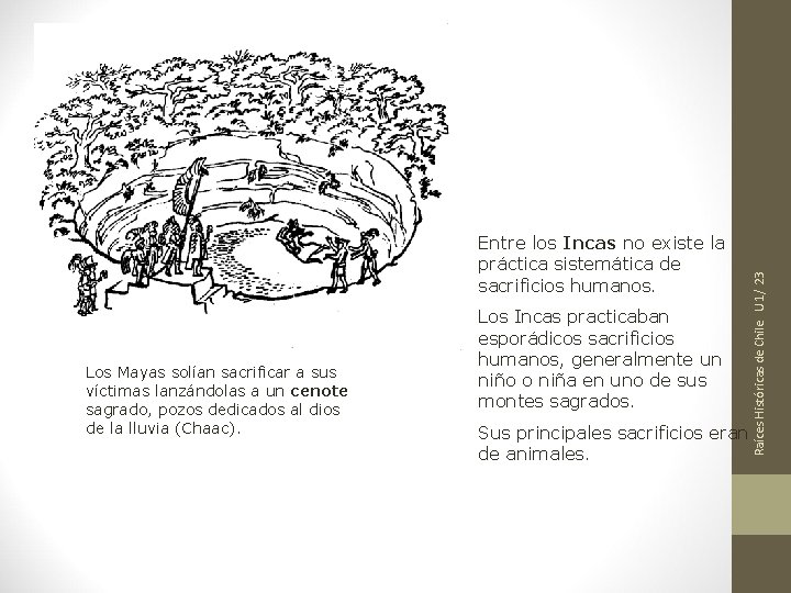 Los Mayas solían sacrificar a sus víctimas lanzándolas a un cenote sagrado, pozos dedicados