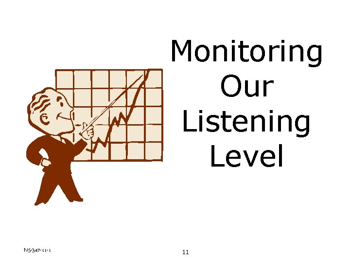 Monitoring Our Listening Level N 5 -347 -11 -1 11 