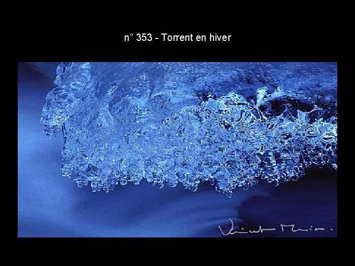 n° 353 - Torrent en hiver n° 353 - Torrent en hiver