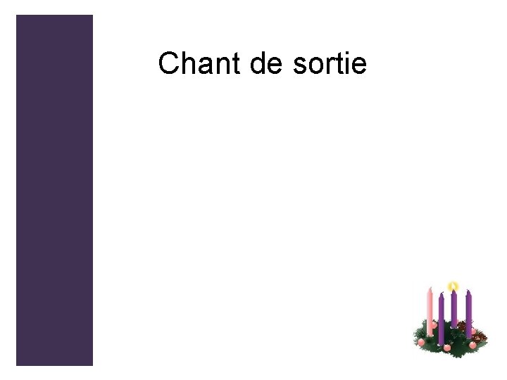 Chant de sortie 