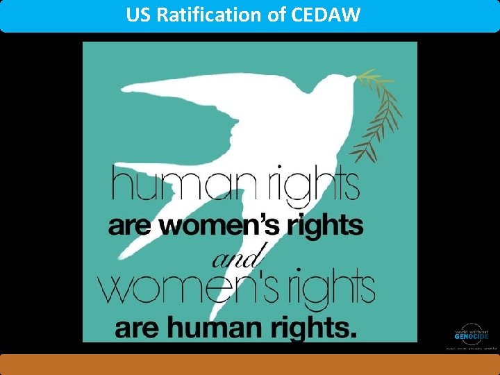 US Ratification of CEDAW 