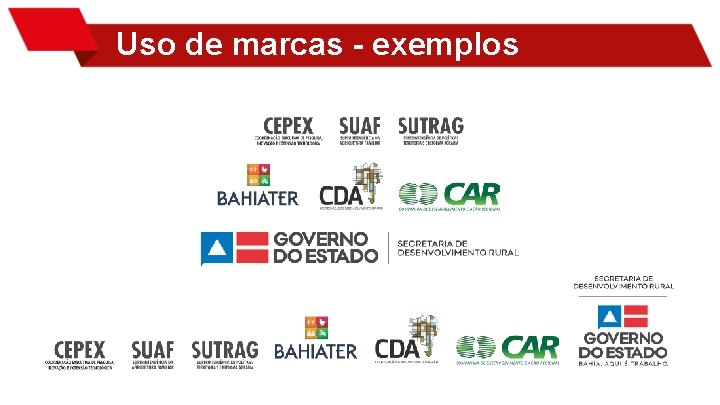 Uso de marcas - exemplos 