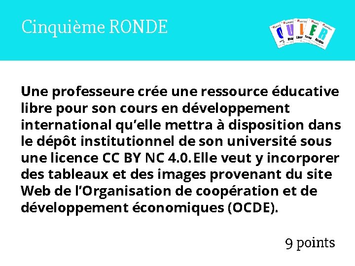 Cinquième RONDE Une professeure crée une ressource éducative libre pour son cours en développement