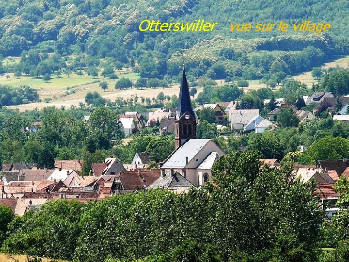 Otterswiller vue sur le village 