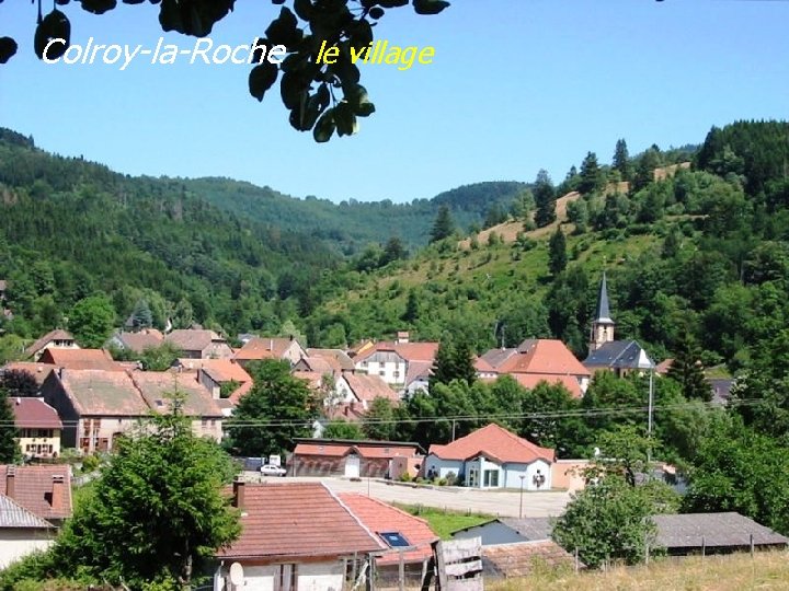 Colroy-la-Roche le village 