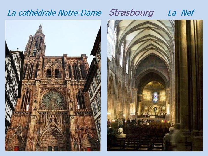 La cathédrale Notre-Dame Strasbourg La Nef 