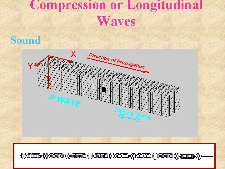 Compression or Longitudinal Waves Sound 
