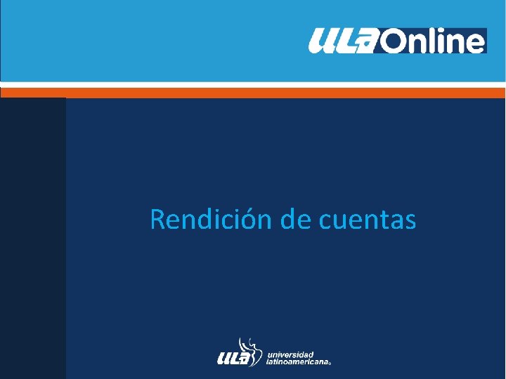 Rendición de cuentas 