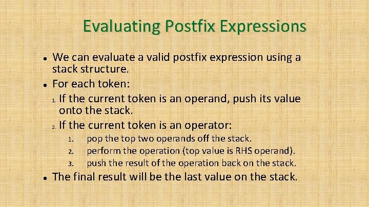 CSCI 204 Data Structures Algorithms Stack Applications 1