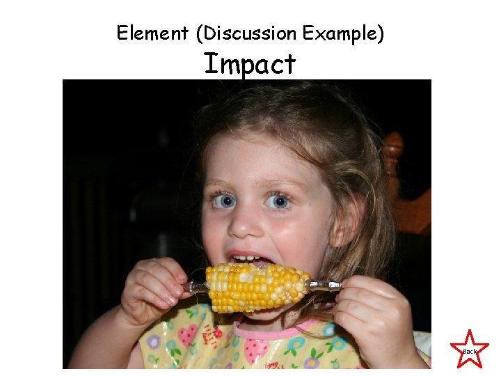 Element (Discussion Example) Impact Back 