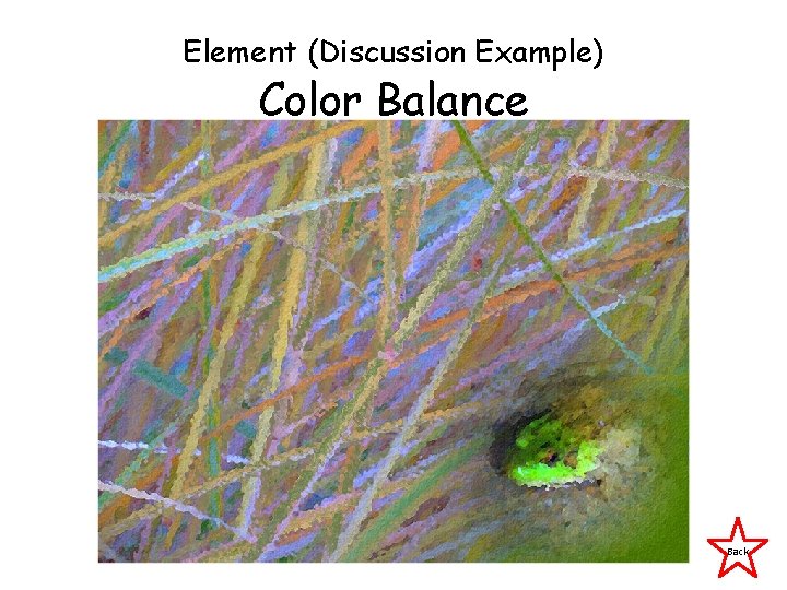 Element (Discussion Example) Color Balance Back 