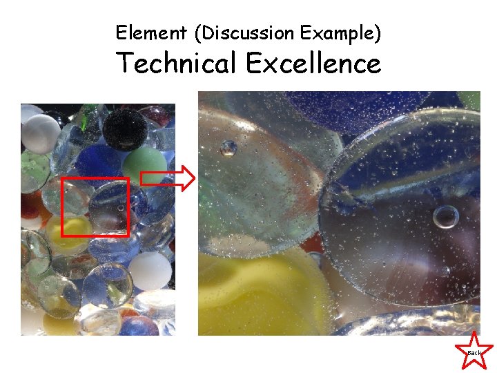 Element (Discussion Example) Technical Excellence Back 
