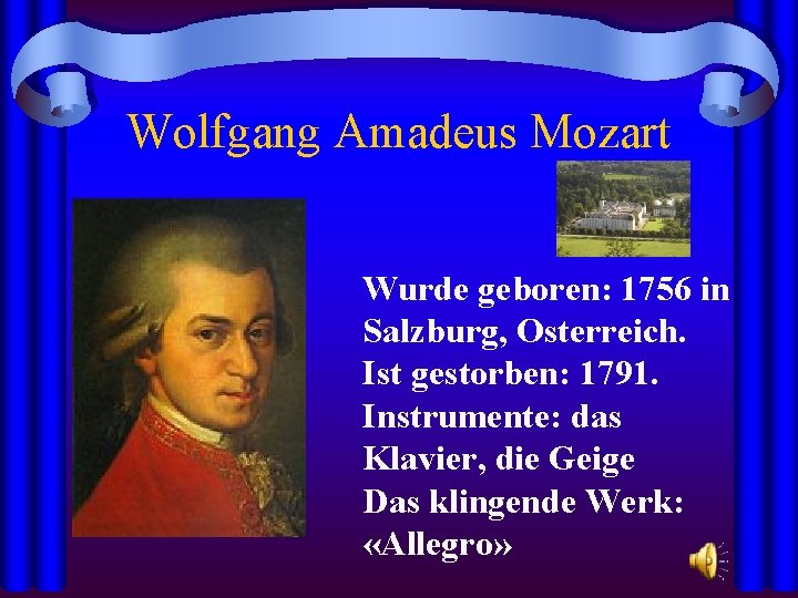 Wann Ist Wolfgang Amadeus Mozart Gestorben Deutsche und osterreichische Komponisten Stunde in der Klasse