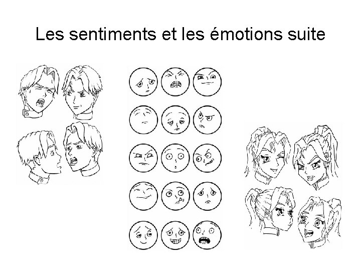 Les sentiments et les émotions suite 