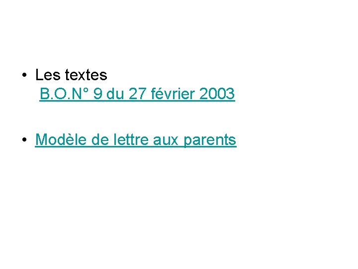  • Les textes B. O. N° 9 du 27 février 2003 • Modèle