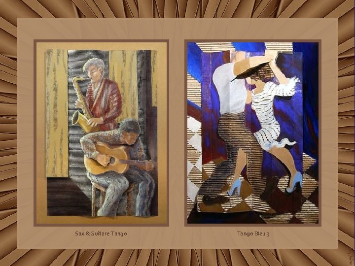 Sax & Guitare Tango Bleu 3 