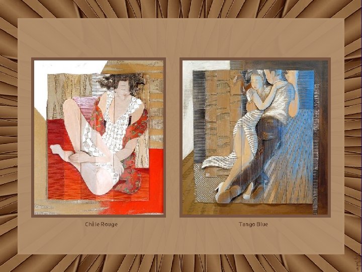 Châle Rouge Tango Blue 