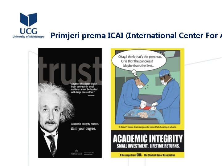 Primjeri prema ICAI (International Center For A 