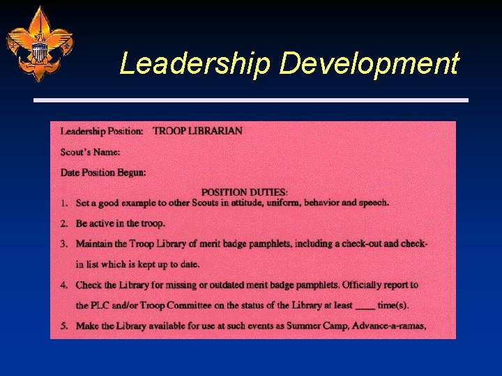 Leadership Development 