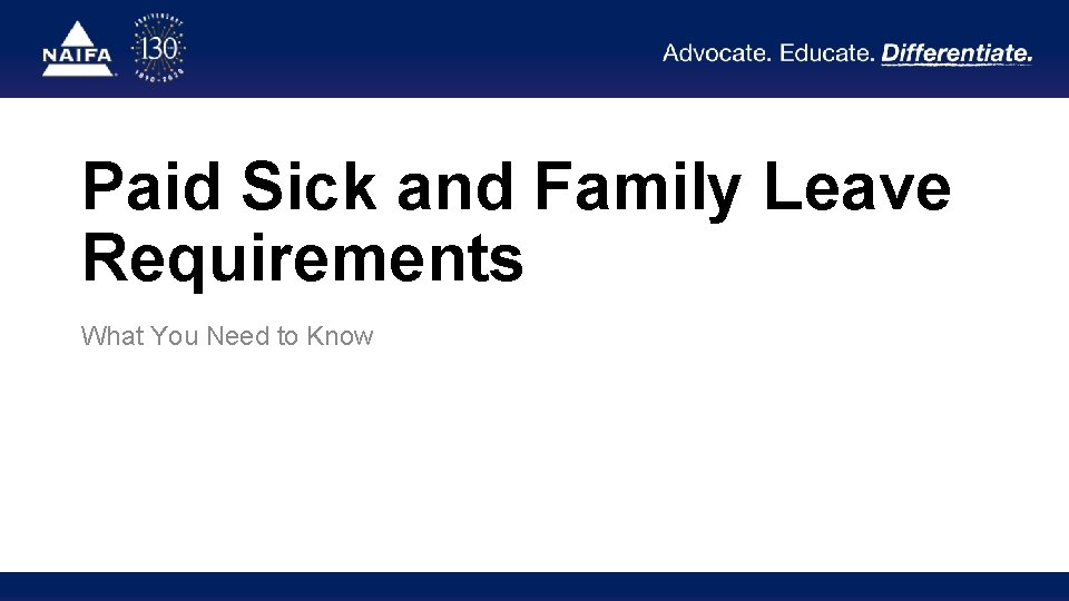 Paid Sick and Family Leave Requirements What You Need to Know 