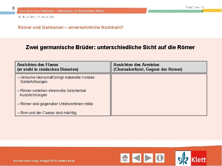 5 Folie 7 von 11 Vom Dorf zum Weltreich – Menschen im Römischen Reich