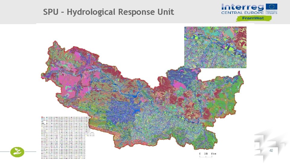 SPU – Hydrological Response Unit TAKING COOPERATION FORWARD 40 