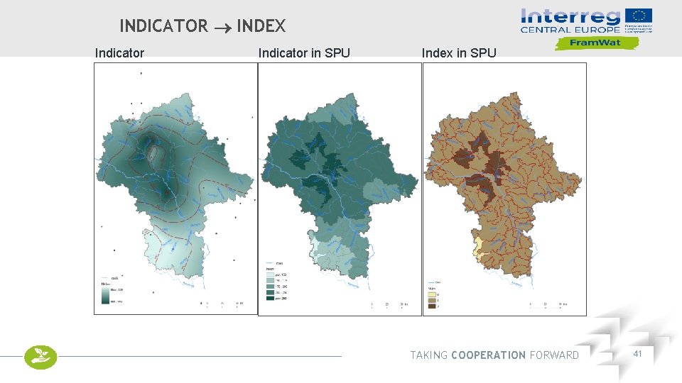 INDICATOR INDEX Indicator in SPU Index in SPU TAKING COOPERATION FORWARD 41 