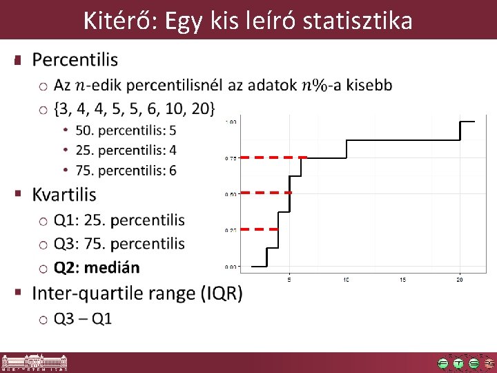 Kitérő: Egy kis leíró statisztika § 