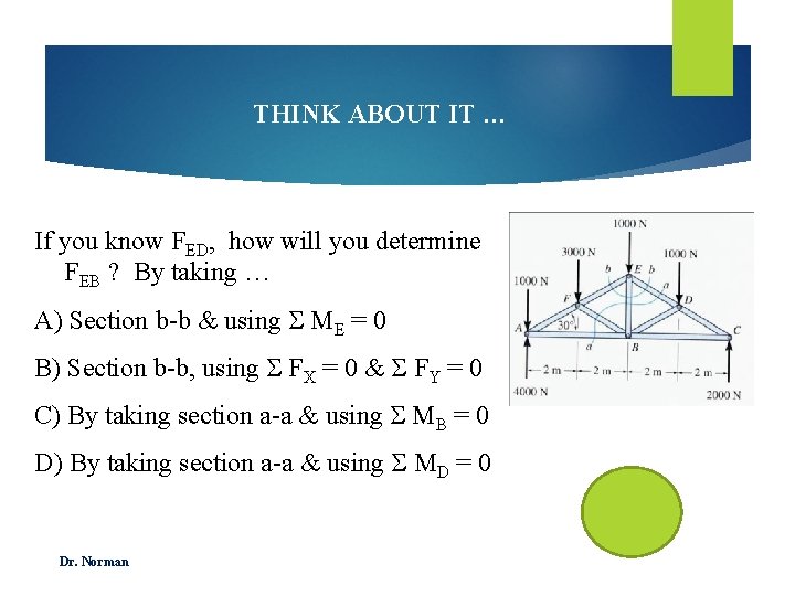 THINK ABOUT IT … If you know FED, how will you determine FEB ?