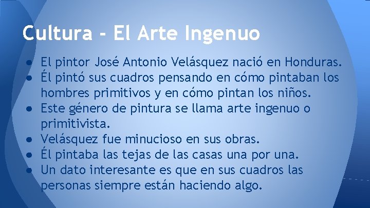 Cultura - El Arte Ingenuo ● El pintor José Antonio Velásquez nació en Honduras.