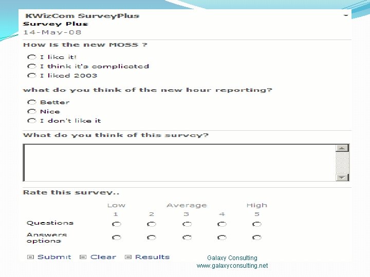 Galaxy Consulting www. galaxyconsulting. net 