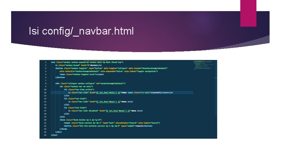 Isi config/_navbar. html 