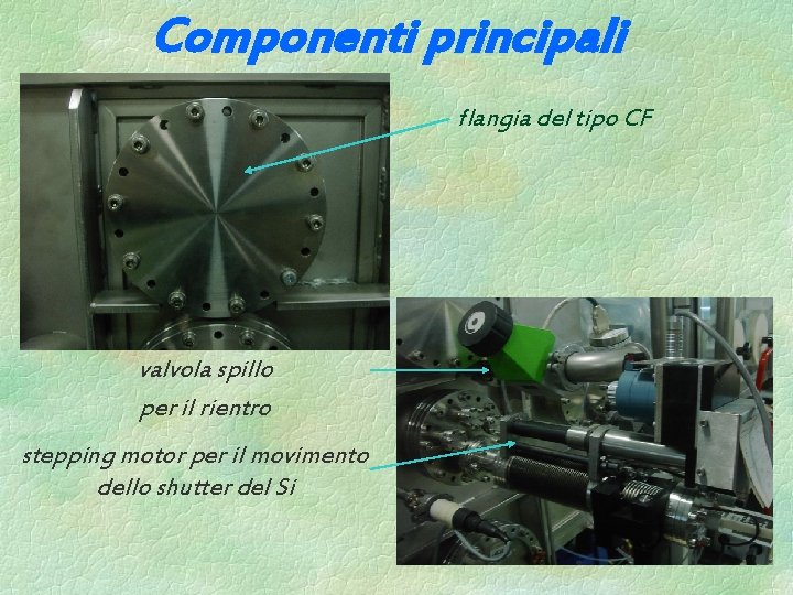 Componenti principali flangia del tipo CF valvola spillo per il rientro stepping motor per Componenti principali flangia del tipo CF valvola spillo per il rientro stepping motor per