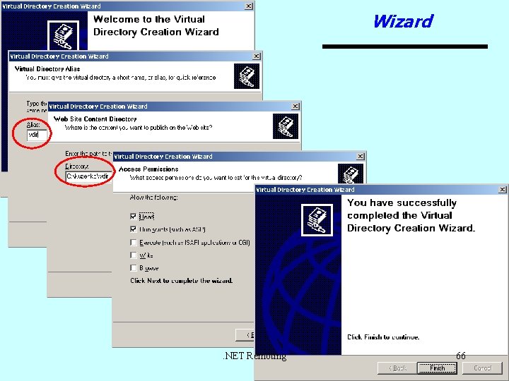 Wizard . NET Remoting 66 