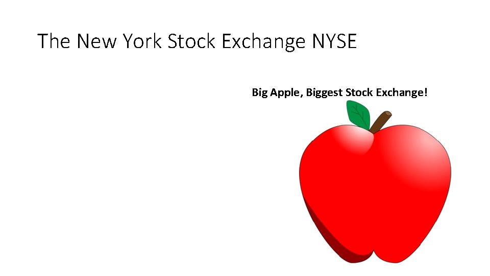 The New York Stock Exchange NYSE Big Apple, Biggest Stock Exchange! 