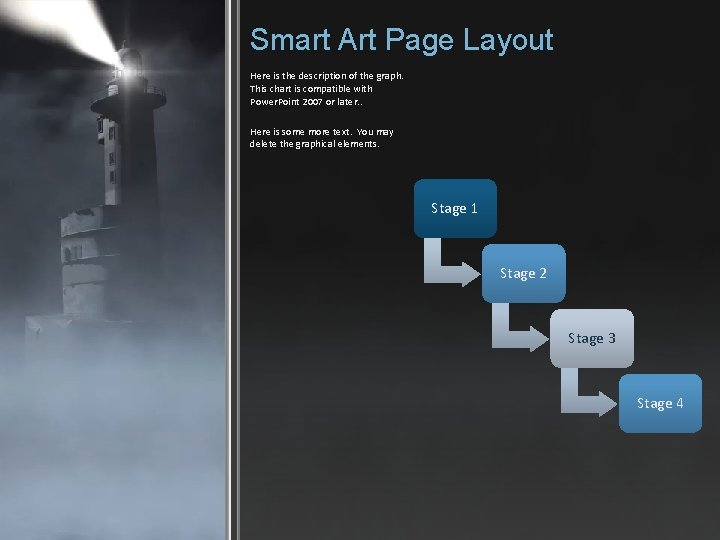 Smart Art Page Layout Here is the description of the graph. This chart is
