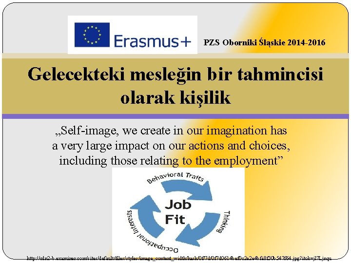 PZS Oborniki Śląskie 2014 -2016 Gelecekteki mesleğin bir tahmincisi olarak kişilik „Self-image, we create