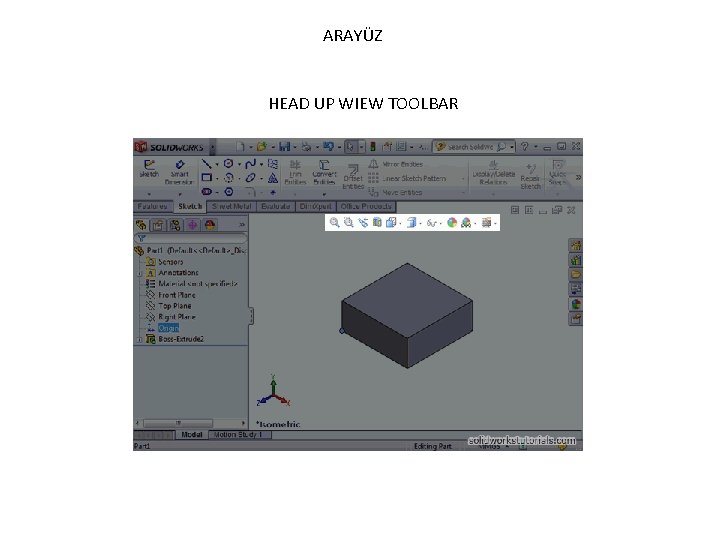 ARAYÜZ HEAD UP WIEW TOOLBAR 