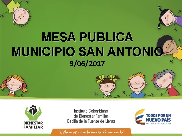 MESA PUBLICA MUNICIPIO SAN ANTONIO 9/06/2017 