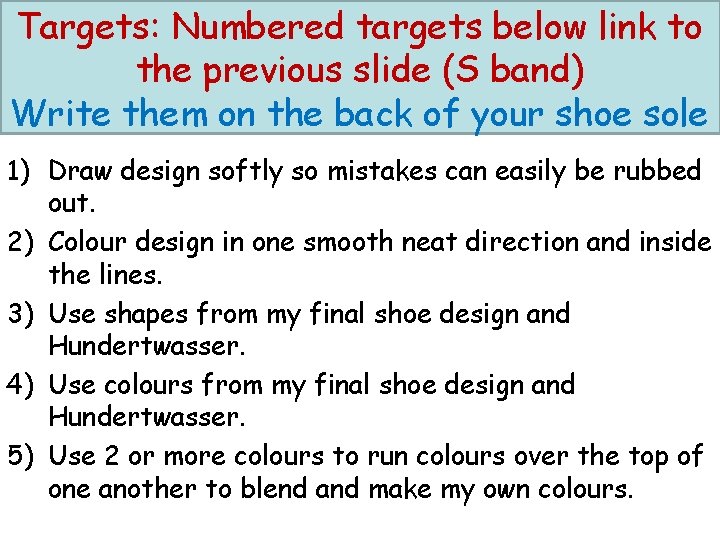 Targets: Numbered targets below link to Mid Review Targets: Discuss Target the previous slide(S