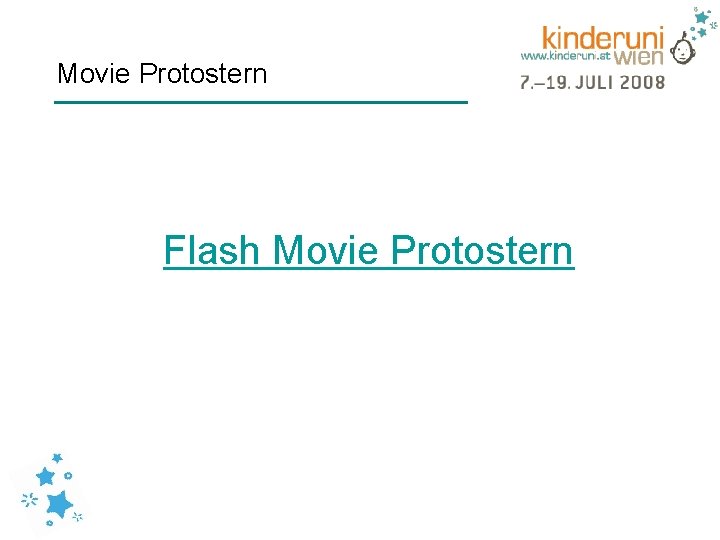 Movie Protostern Flash Movie Protostern 