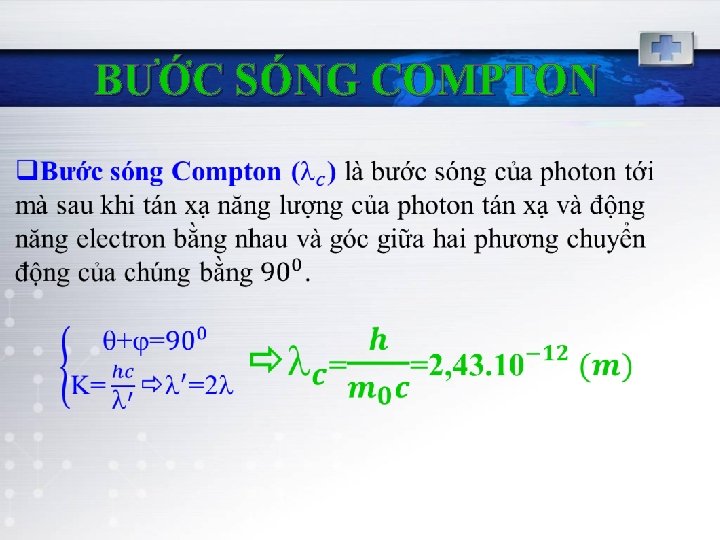 BƯỚC SÓNG COMPTON 