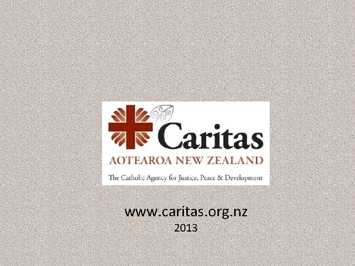www. caritas. org. nz 2013 