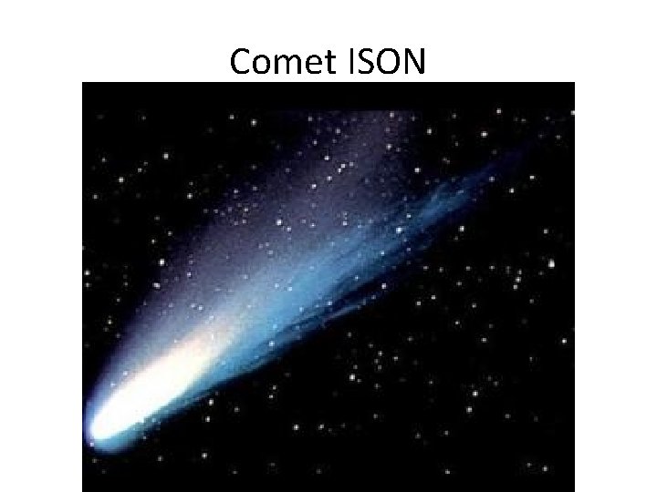 Comet ISON Comet ISON