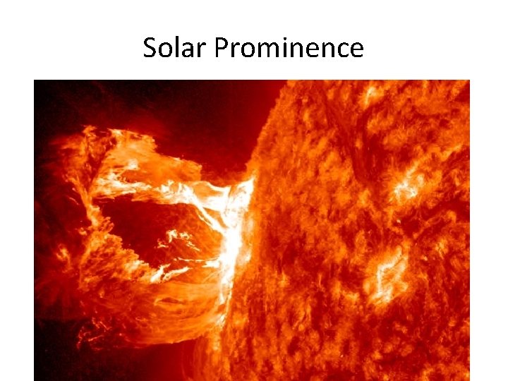 Solar Prominence 