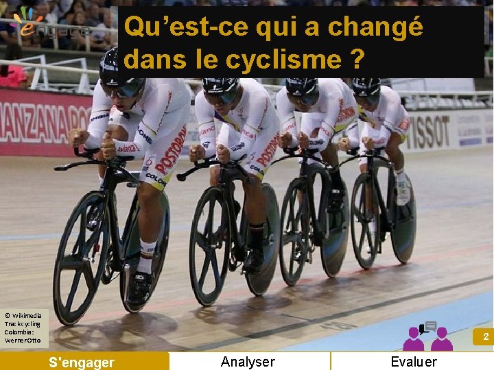 How Qu’est-ce has cycling qui a changé changed? dans le cyclisme ? © Wikimedia