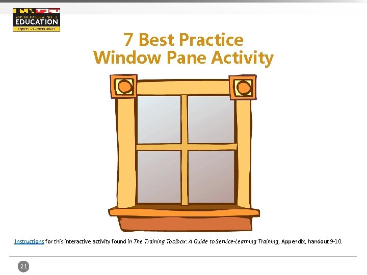 7 Best Practice Window Pane Activity Instructions for this interactive activity found in The