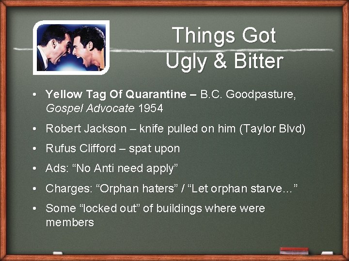 Things Got Ugly & Bitter • Yellow Tag Of Quarantine – B. C. Goodpasture,