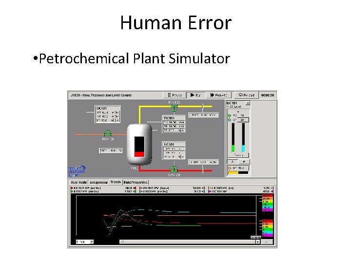 Human Error • Petrochemical Plant Simulator 